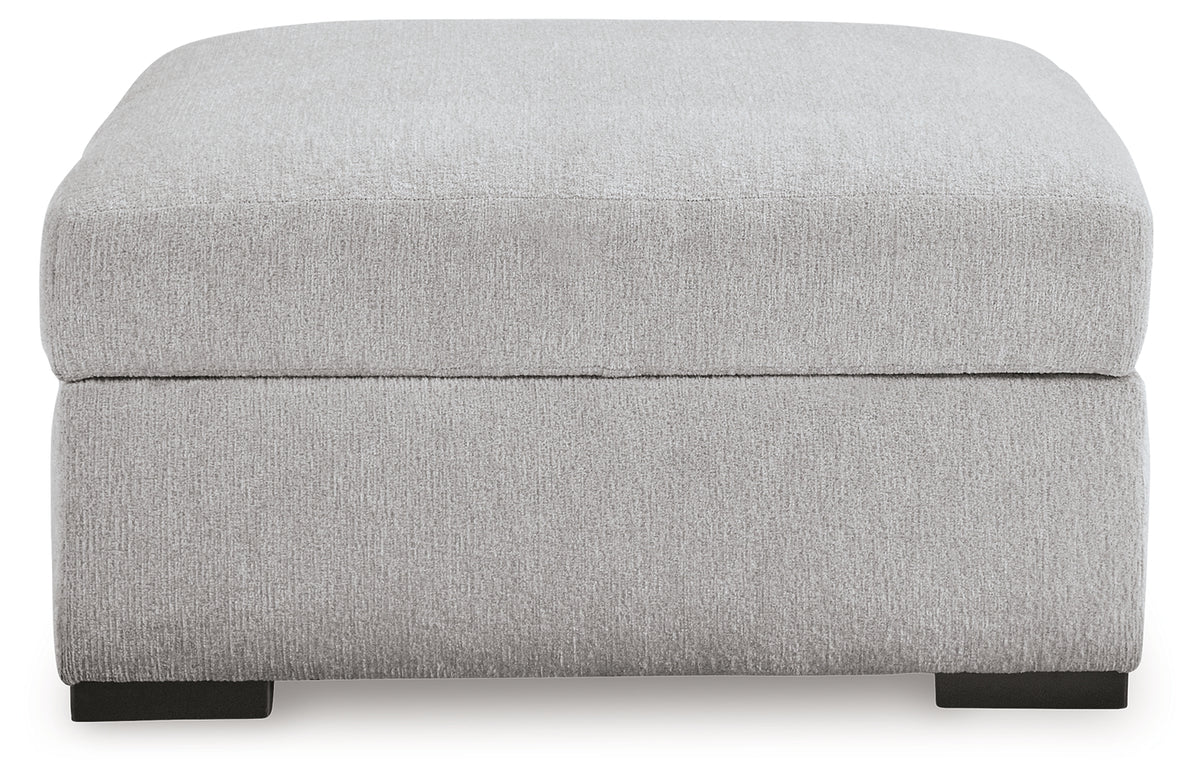Gabyleigh ottoman top open storage compartment close-up