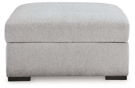 Gabyleigh ottoman top open storage compartment close-up