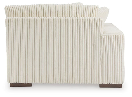 Lindyn Ivory Velvet Super Chaise - image 6