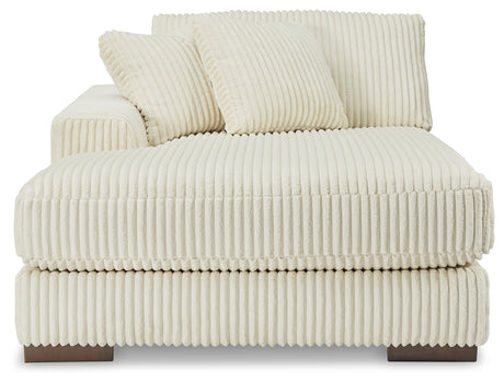 Lindyn Ivory 4-Piece Sectional Sofa with Chaise living room perspective