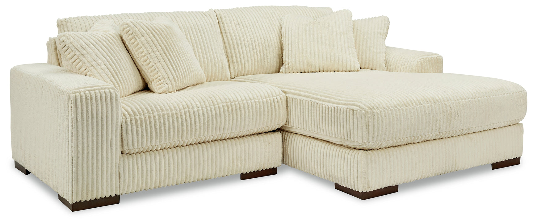 Fabric and cushion detail on Lindyn sectional