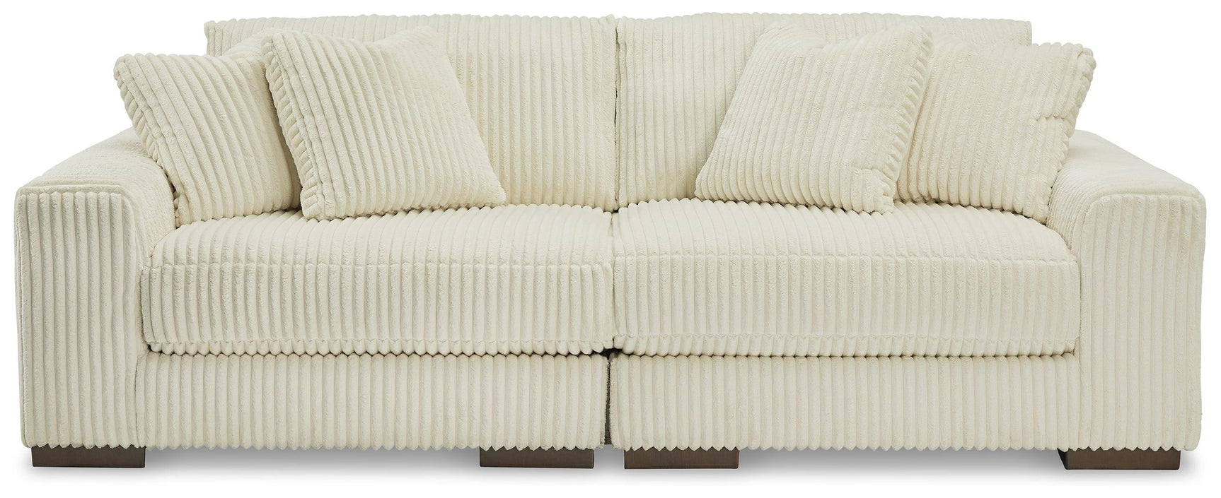 Lindyn Ivory 2-Piece Sectional Sofa side view