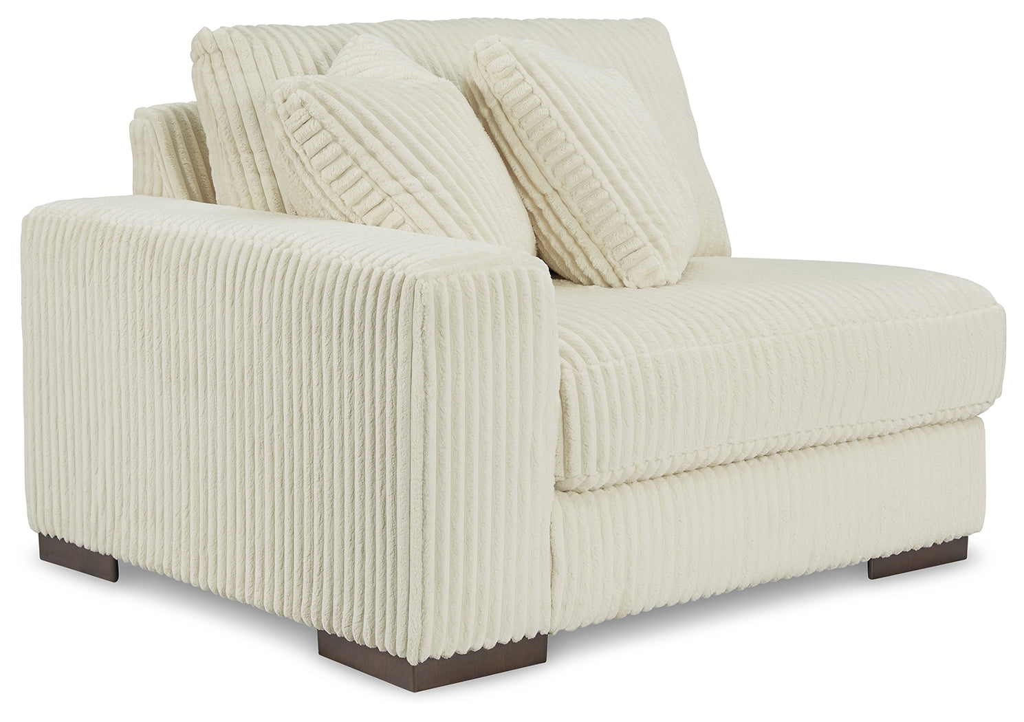 Angled room view of Lindyn Ivory sectional