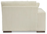 back view of Lindyn Ivory 4-Piece Sectional sofa