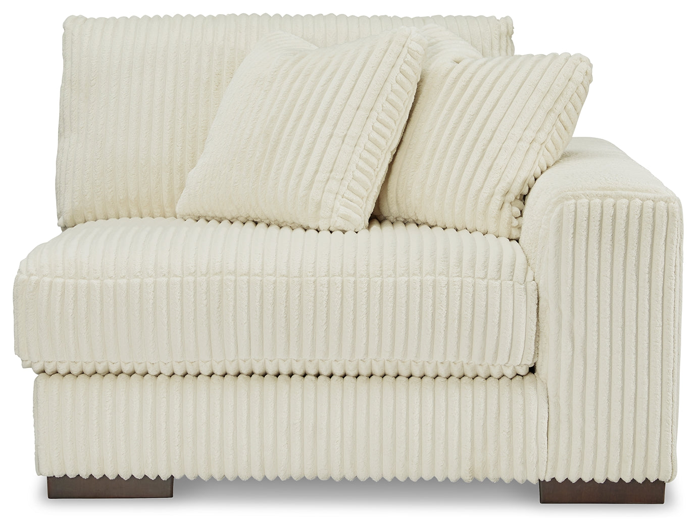 Lindyn Ivory 4-Piece Sectional Sofa with Chaise side view