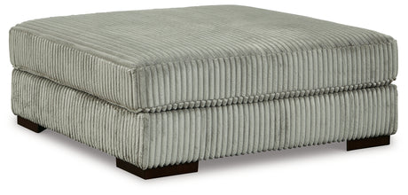 Room view of Lindyn Fog 5-Piece Sectional Sofa with Ottoman
