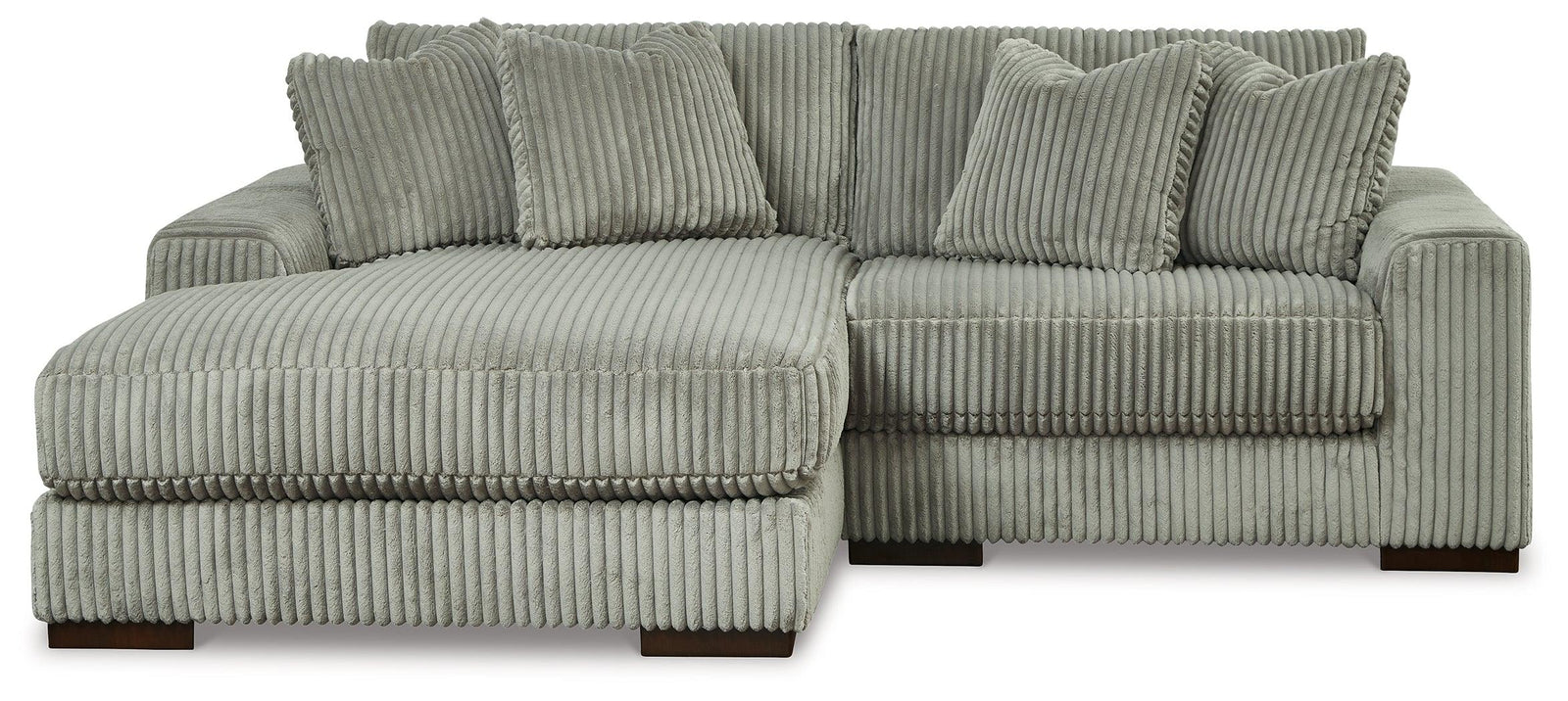 main view of Lindyn Fog 2-Piece Sectional With Chaise sectional sofa