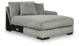 main view of Lindyn Fog 4-Piece Sectional with Double Chaise sectional sofa