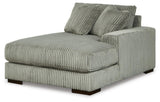 room view of Lindyn Fog 4-Piece Sectional with Double Chaise sectional sofa