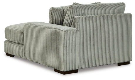 Lindyn Fog Velvet 3-Piece Sectional with Double Chaise - image 12