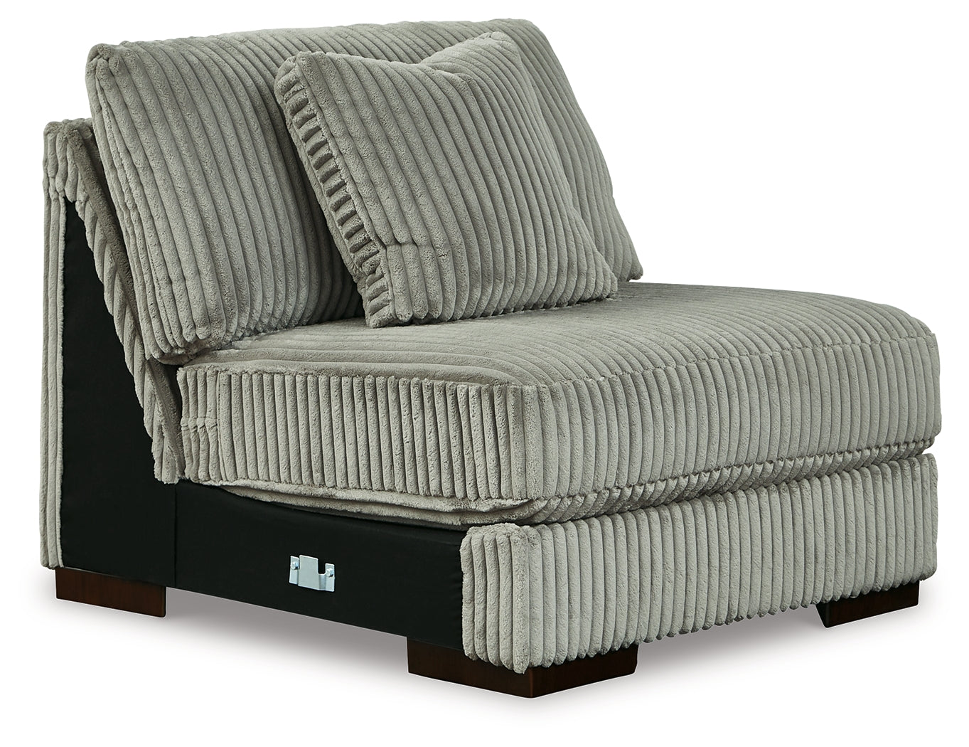 detail view of Lindyn Fog 4-Piece Sectional with Chaise sectional sofa
