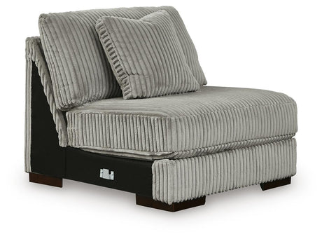 Lindyn Fog Velvet 4-Piece Sectional with Chaise - image 3