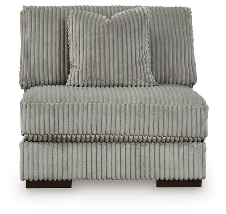 Lindyn Fog Velvet 3-Piece Sectional with Double Chaise - image 15