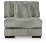 main view of Lindyn Fog 4-Piece Sectional with Double Chaise sectional sofa