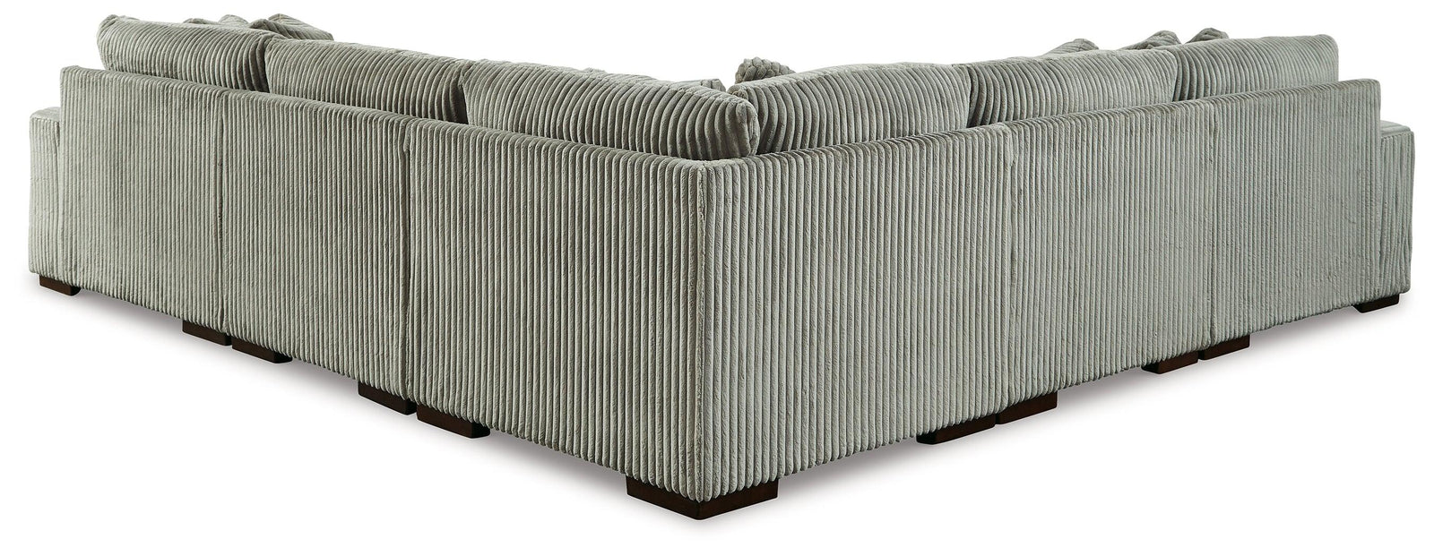 main view of Lindyn Fog 5-Piece Sectional With Chaise sectional sofa