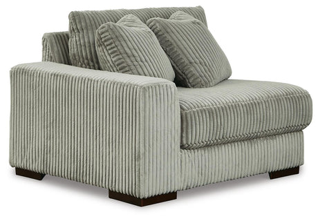 Lindyn Fog Velvet 3-Piece Sectional Sofa - image 4