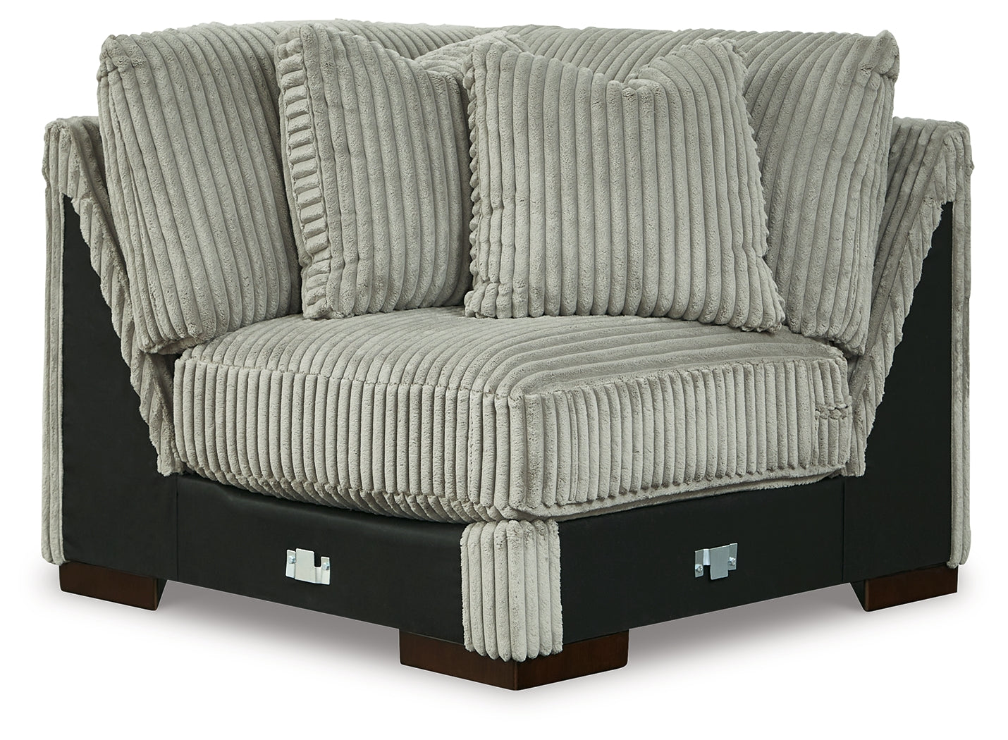 room view of Lindyn Fog 4-Piece Sectional with Chaise sectional sofa