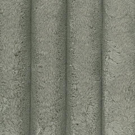 Close-up of Lindyn fog velvet fabric swatch