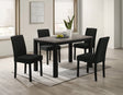 Resia Concrete Dining Set With Table And 4 Side Chairs from Decor Furniture
