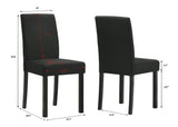 Resia Concrete Dining Set With Table And 4 Side Chairs view 8