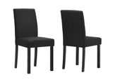Side chair from Resia Black Rectangular dining room set main view