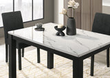 Resia dining table detail view