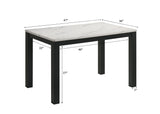 Resia dining room set front angle