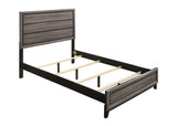 Watson Grey Oak Full Panel Bed footboard view