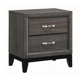 Watson Grey Oak Dresser Mirror profile side view