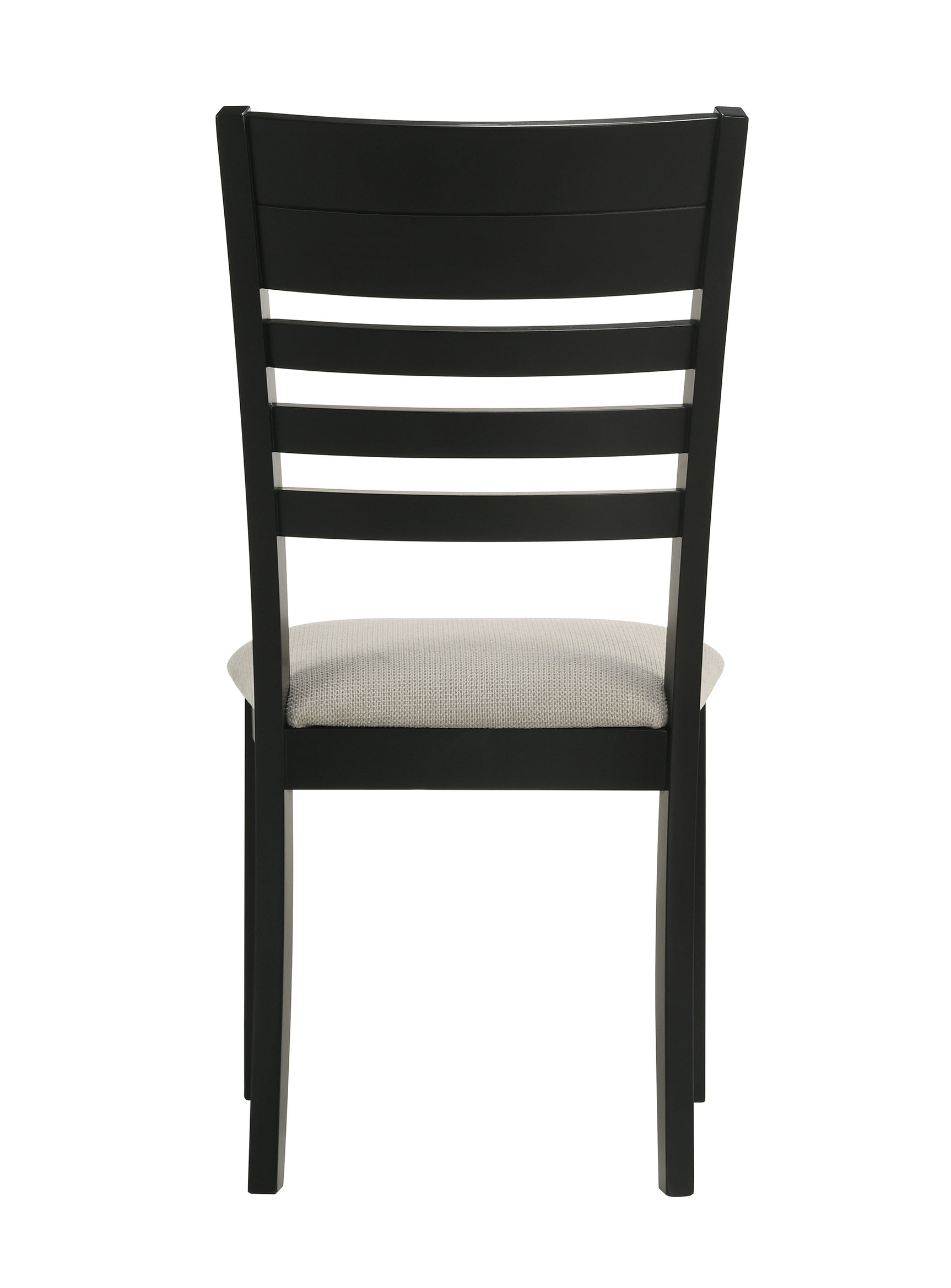 Main view of dining chairs from Folio Gray Black Rectangular Dining Room Set