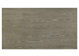 Main angled view of dining table from Folio Gray Black Rectangular Dining Room Set