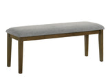 Everly Brown Gray Bench main view