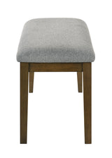 Everly Brown Gray Bench room view