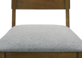 Everly Brown Gray Side Chair room view