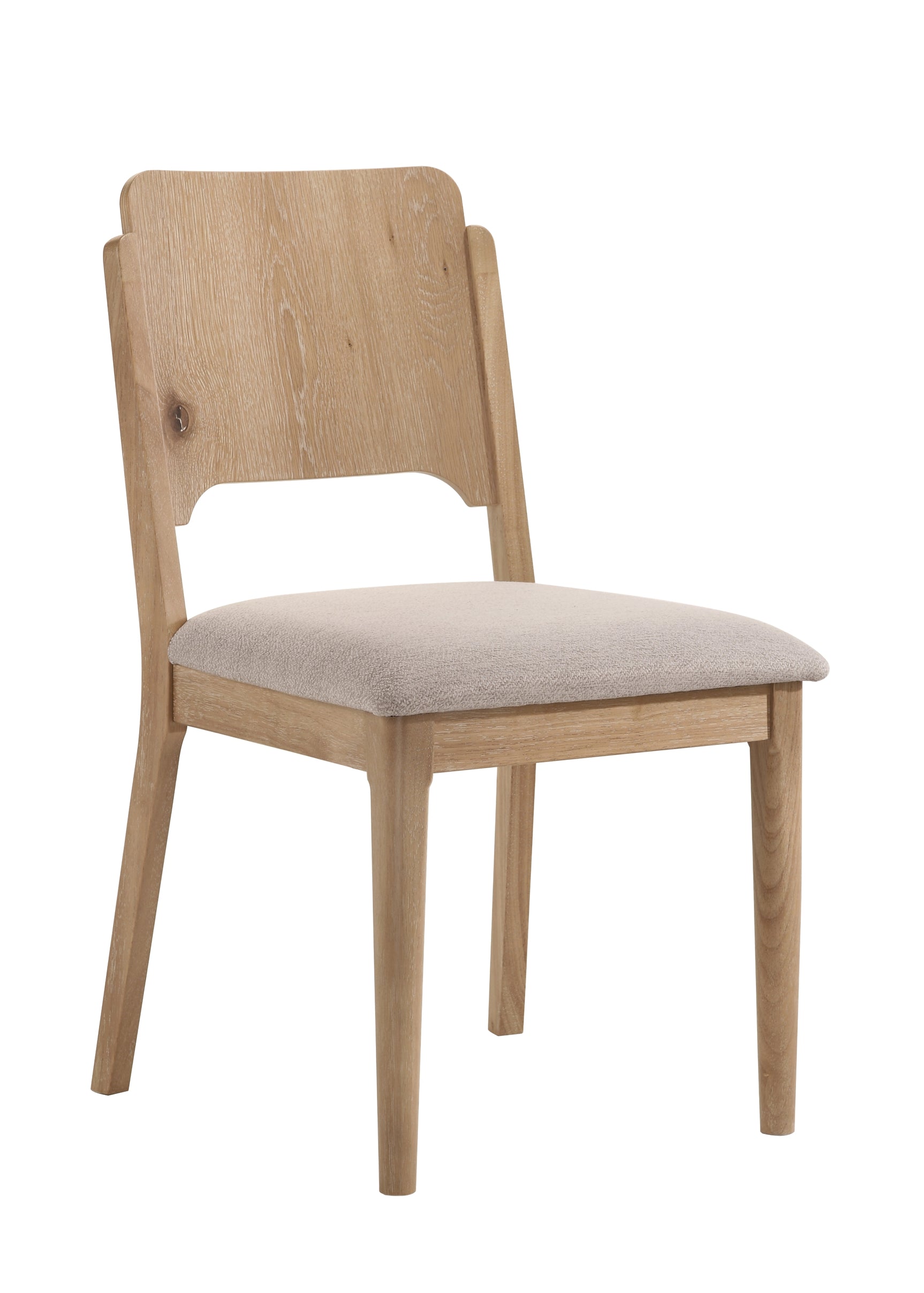 Detail of side chair seat and back
