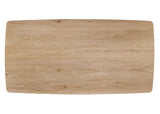 Top view of dining table surface