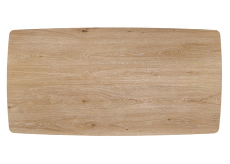 Top view of dining table surface
