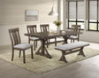 main view of Lloyd Gray Rectangular Dining Room Set dining room furniture