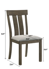 main view of Lloyd Gray Rectangular Dining Room Set dining room furniture