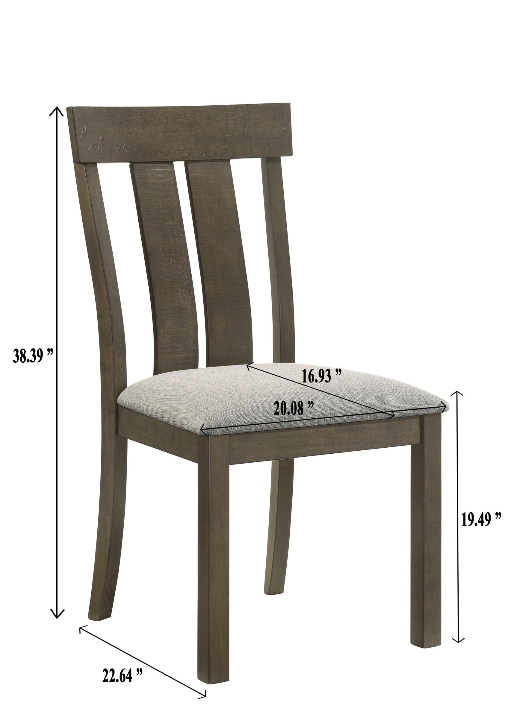 main view of Lloyd Gray Rectangular Dining Room Set dining room furniture