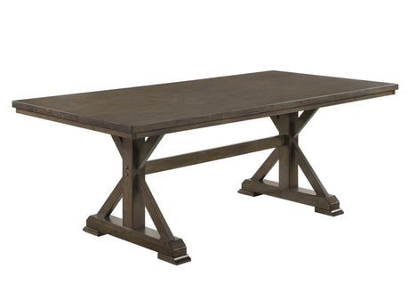 Room view of dining table in decor setting