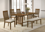 Glendale Brown Rectangular Dining Room Set from Decor Furniture