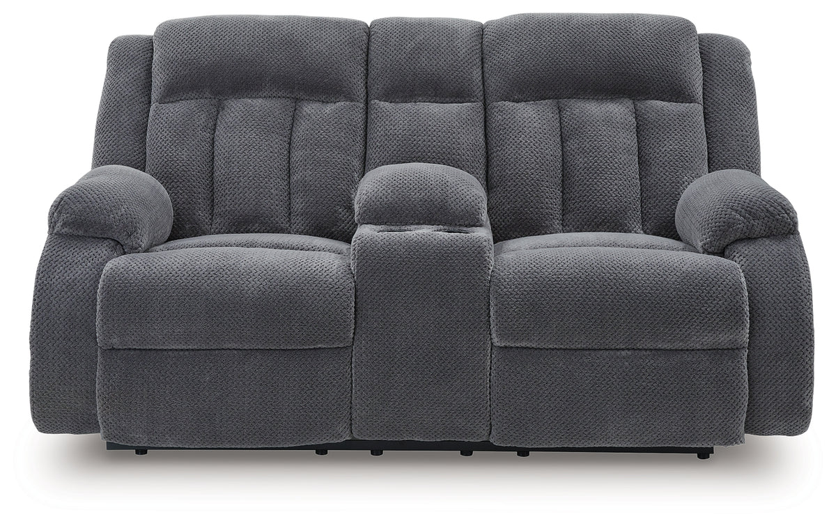 Observation loveseat front head-on view