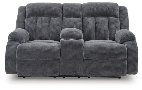 Observation loveseat front head-on view