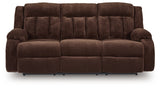 Observation reclining sofa front closed view