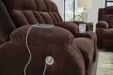 USB charging port detail on loveseat