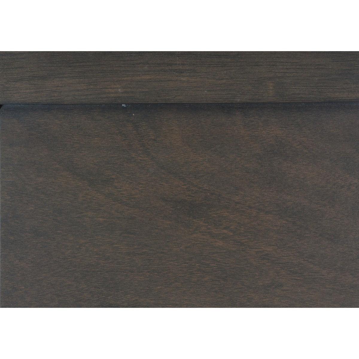 Mayville Stained Gray Queen Sleigh Bed panel detail