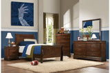 Mayville Brown Cherry Youth Bedroom Set with dresser and mirror
