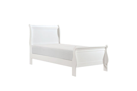 Classic sleigh bed headboard detail