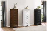 main view of Mayville White Panel Bedroom Set bed